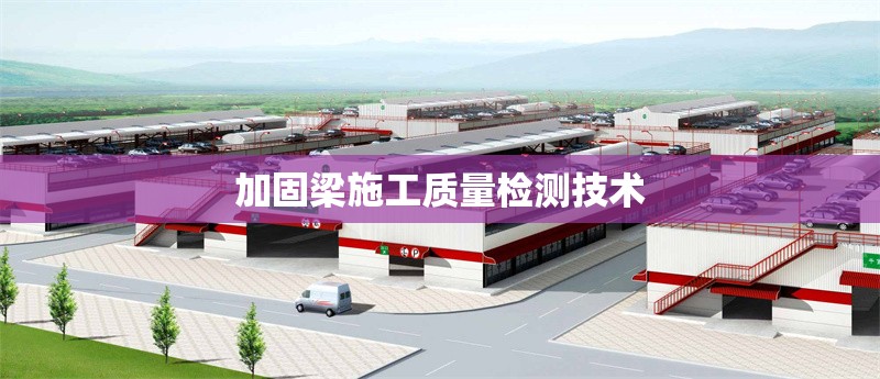 加固梁施工質(zhì)量檢測技術(shù) 行業(yè)新聞 第1張 加固梁施工質(zhì)量檢測技術(shù) 行業(yè)新聞 第1張