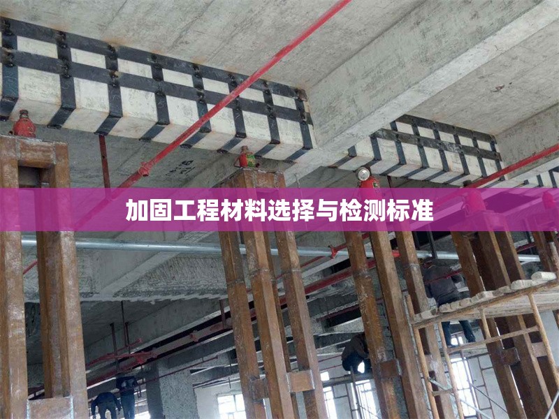 加固工程材料選擇與檢測標準 行業(yè)新聞 第1張 加固工程材料選擇與檢測標準 行業(yè)新聞 第1張