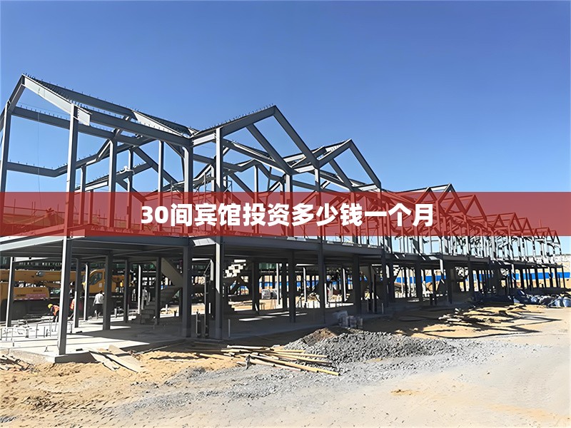 30間賓館投資多少錢一個月 行業(yè)新聞 第1張 30間賓館投資多少錢一個月 行業(yè)新聞 第1張