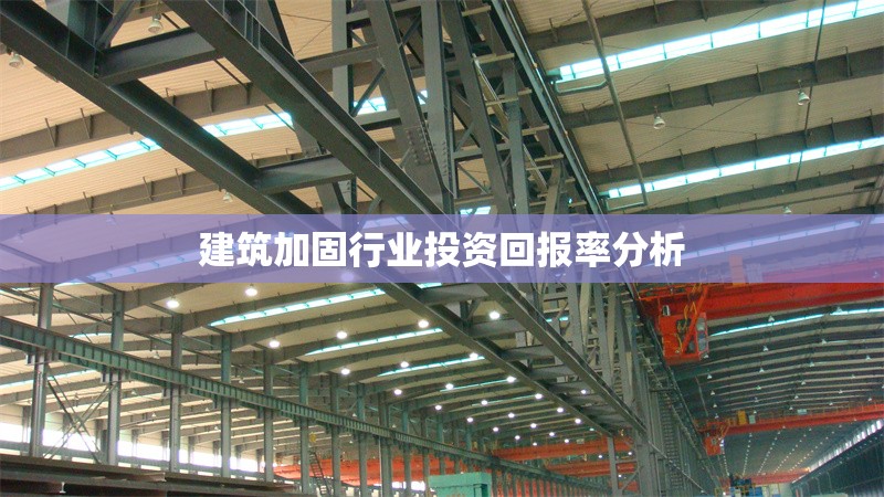 建筑加固行業(yè)投資回報(bào)率分析 行業(yè)新聞 第1張 建筑加固行業(yè)投資回報(bào)率分析 行業(yè)新聞 第1張