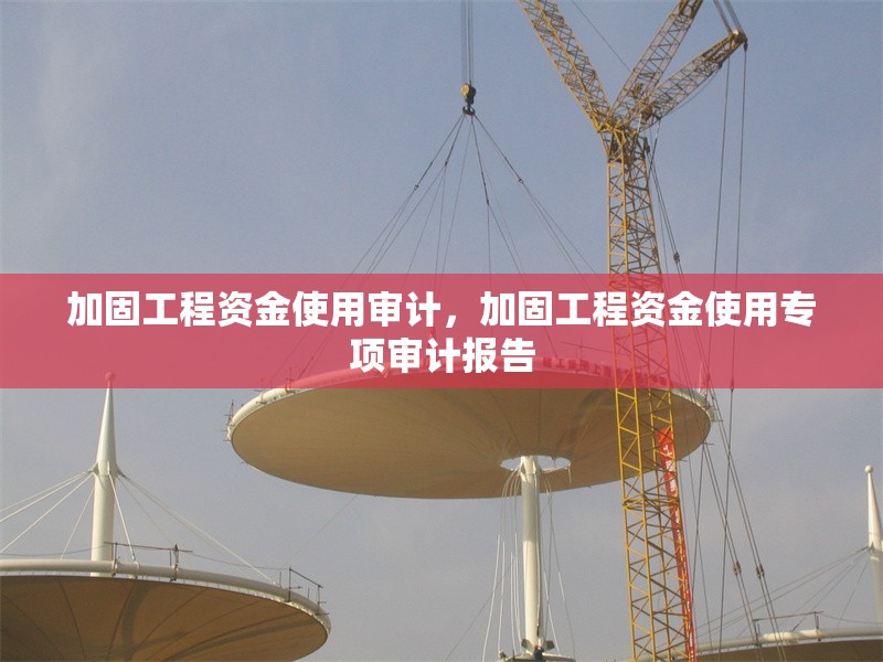 加固工程資金使用審計(jì)，加固工程資金使用專項(xiàng)審計(jì)報(bào)告