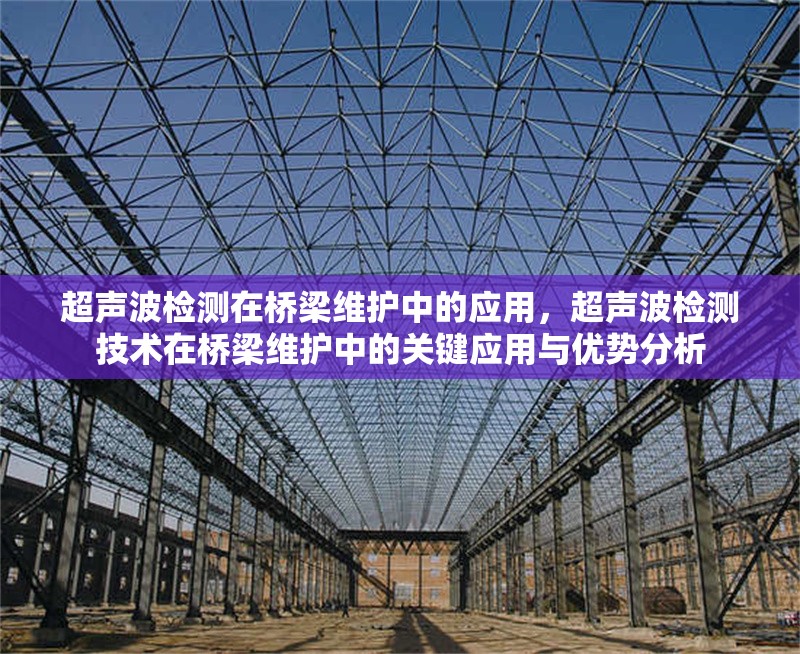 超聲波檢測在橋梁維護中的應(yīng)用，超聲波檢測技術(shù)在橋梁維護中的關(guān)鍵應(yīng)用與優(yōu)勢分析