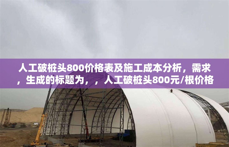 人工破樁頭800價(jià)格表及施工成本分析，需求，生成的標(biāo)題為，，人工破樁頭800元/根價(jià)格表及施工成本詳細(xì)分析，中明確單價(jià)單位元/根以增強(qiáng)專業(yè)性，若實(shí)際計(jì)價(jià)方式為其他單位如元/立方米或元/延米，請(qǐng)?zhí)鎿Q對(duì)應(yīng)內(nèi)容。）