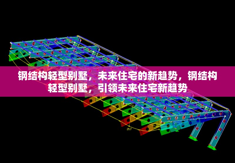 鋼結構輕型別墅，未來住宅的新趨勢，鋼結構輕型別墅，引領未來住宅新趨勢