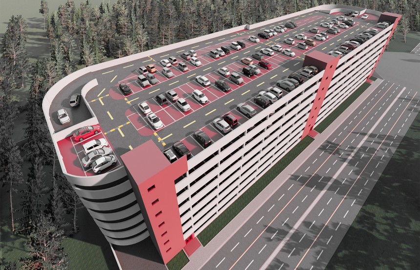 鋼結(jié)構(gòu)停車樓案例 鋼結(jié)構(gòu)設(shè)計(jì)案例