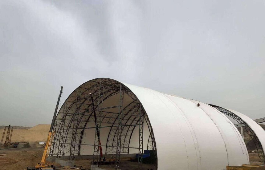 煤棚膜結構安裝